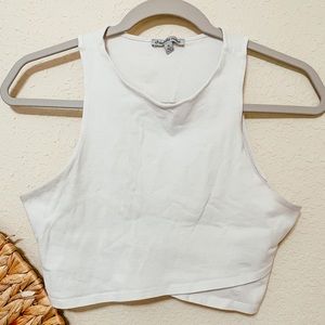 Plain white crop top (SOLD)